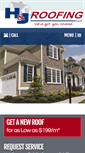 Mobile Screenshot of hj-roofing.com